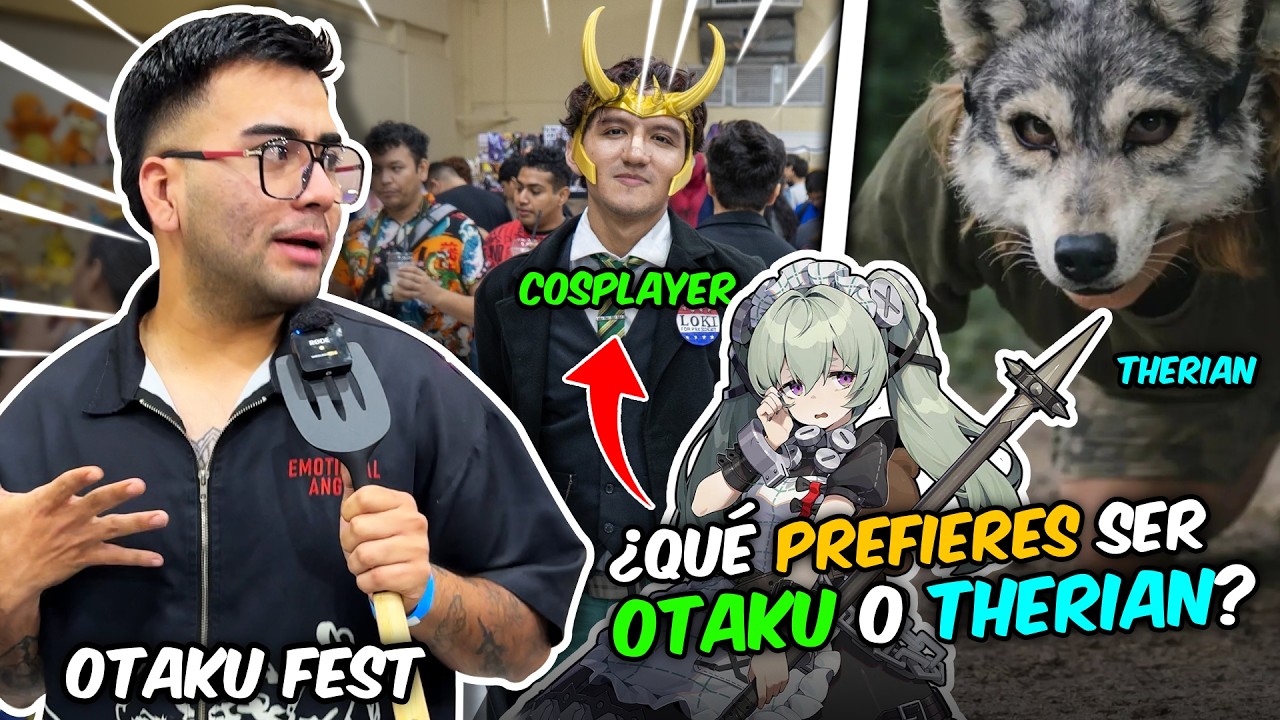 VISITANDO EL OTAKU FEST‼️, ¿PREFIEREN SER OTAKUS O THERIANS?👀