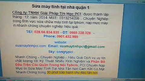 Nạp mực in tại nhà quận 2 - call 0989228326