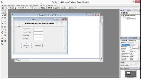 Tutorial Aplikasi Perhitungan Pajak dengan Visual Basic