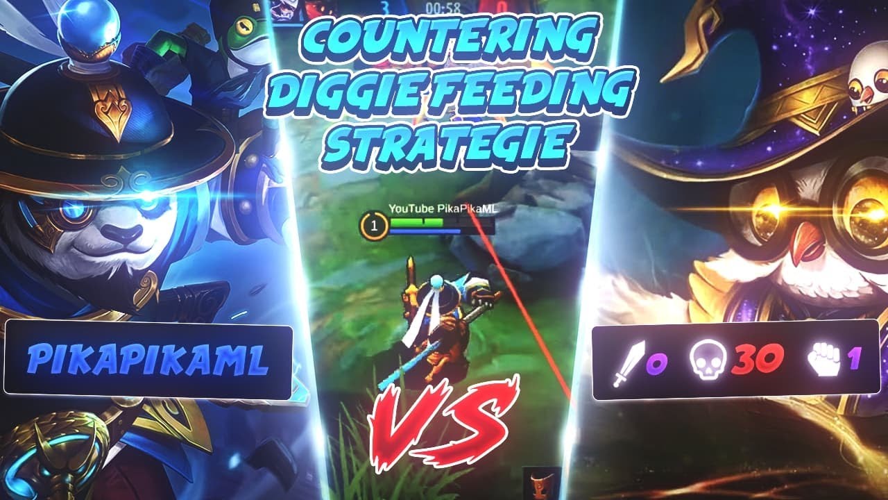 How to counter Diggie feeding strategy Global Akai Akai Gameplay