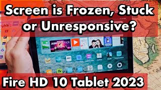 Amazon Fire HD 10 Tablet 2023: Frozen, Unresponsive or Stuck Screen? FIXED!