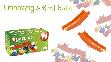 HUBELINO See-Saw 📦 UNBOXING & First build 📦 420503 #marble #marblerun