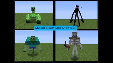 Minecraft Mutant Beasts Mod Showcase I Mutant Creatures Mod Showcase I Mutant Mobs Mod