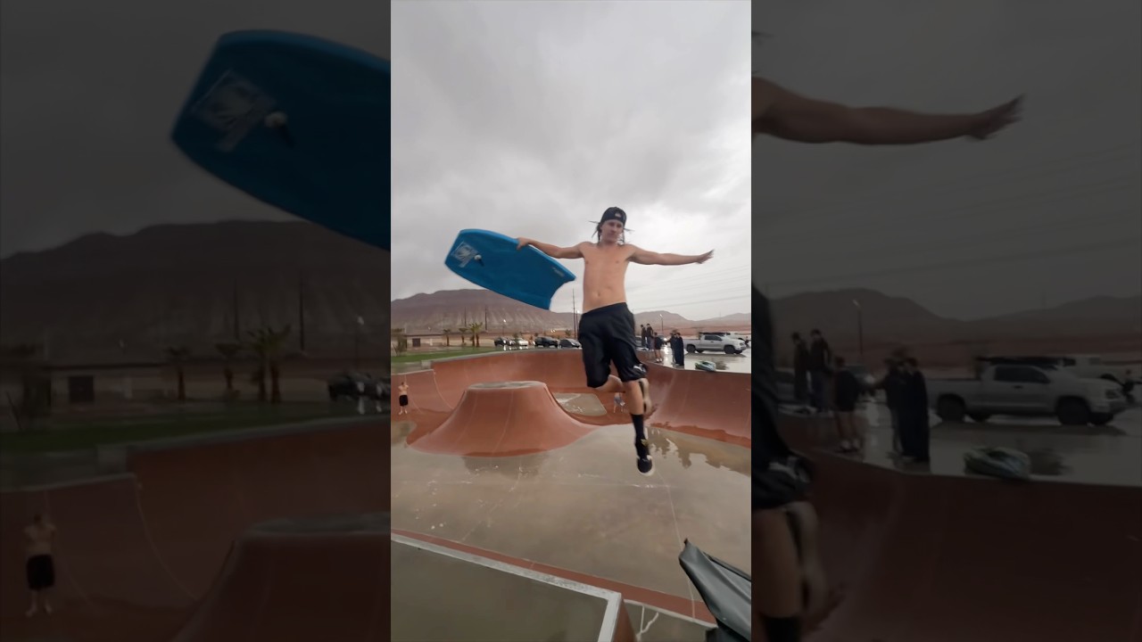 The BEST rain day activity😂