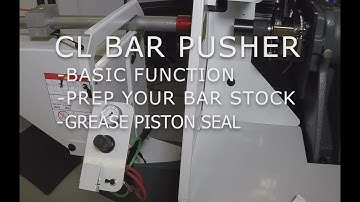 Haas CL-1 Bar Pusher Overview. Haas Automation, Inc.