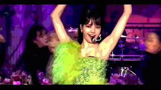 Lisa Blackpink Dance With Fluffy Green Dress 2021