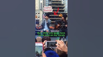 Thumbnail of Justin Bieber asks to have the auto tune removed from his live vocals