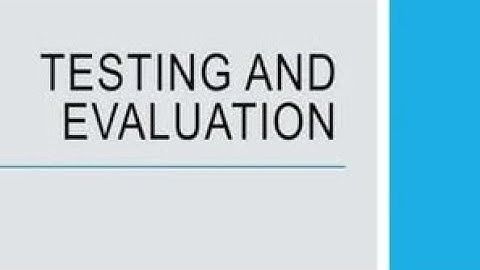 Test and evaluation in applied linguistic #testtypes ,#exam #appliedlinguistics ,#evaluation