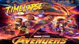 Making An Infinity War Poster Meme (Timelapse)