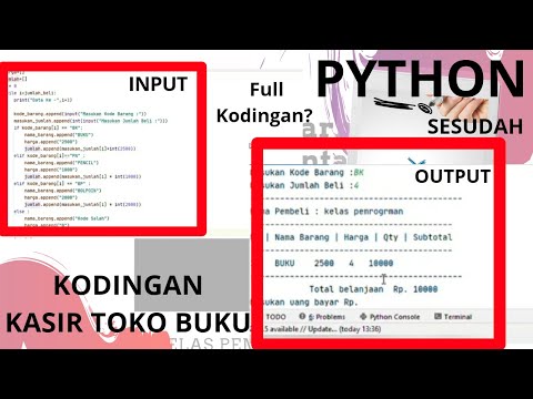 Video: Apakah buku nota dalam Python?