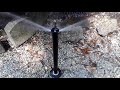 12 inch pop up sprinkler head with side strip nozzle