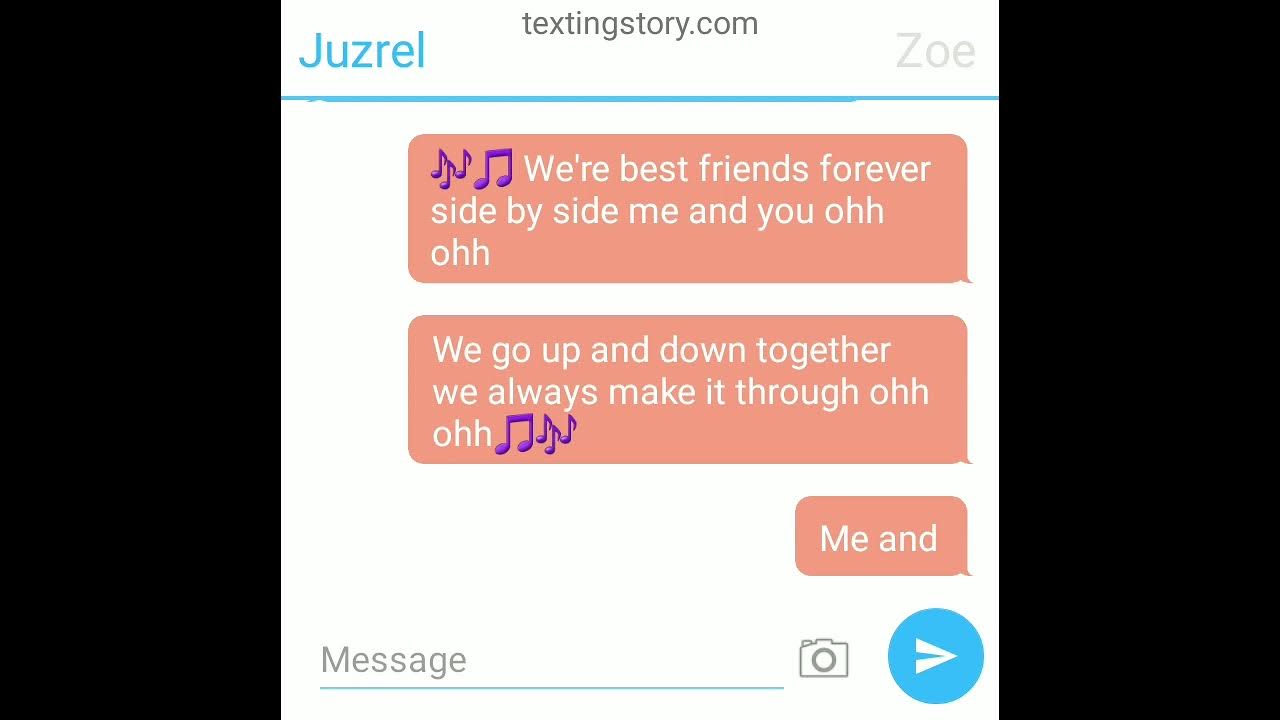 Juzrel And Zoe sing best friends forever by jazzy skye and payton delu