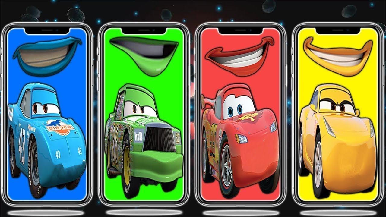 Disney Cars 3 Lightning Mcqueen Wrong Mouth Finger Family Song