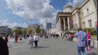 Hyperlapse video of Trafalgar Square, London