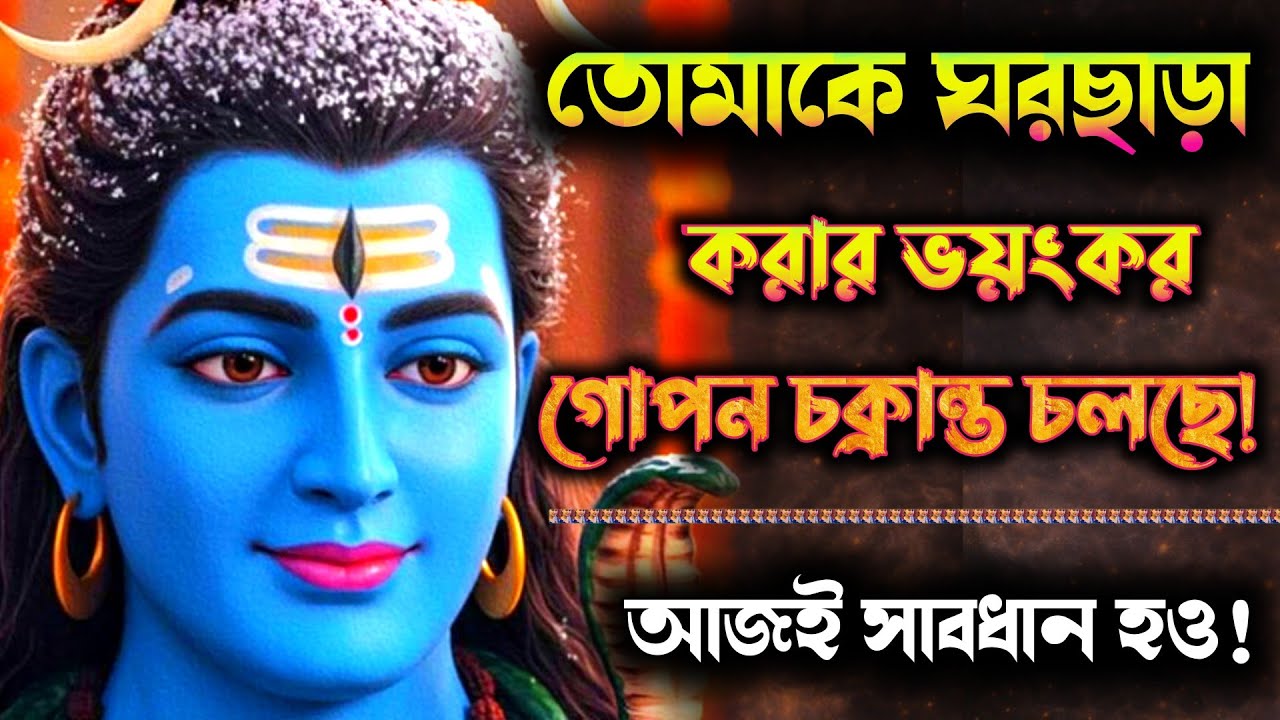 ৮৮৮ 🕉️ ভয়ংকর গোপন চক্রান্ত! তোমার নিজের ঘর থেকেই সরিয়ে দেওয়ার চেষ্টা — মহাদেব দিচ্ছেন সরাসরি 