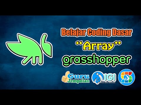 Belajar Coding Dasar "Array" Dengan Grasshopper