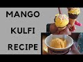 Yummy Mango Kulfi Recipe. Cooking with Kids. Easy 5 Ingredient Recipe.