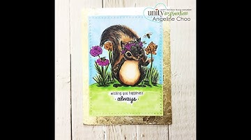 Unity Quick Tip: Gilded Edge Squirrel Card