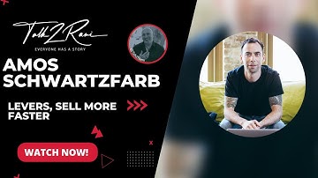 Talk2Rami “Founder’s Series” Podcast - Feat. Amos Schwartzfarb | LEVERS, Techstars Austin  - EP. 30