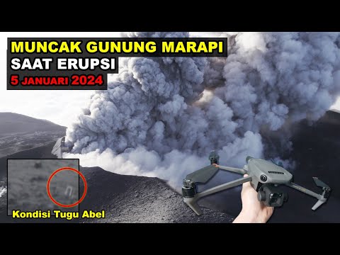 NGERI!! KONDISI TERKINI PUNCAK GUNUNG MARAPI TERBARU 2024 | 4K