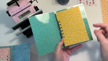 Create a Laminated Pocket Journal using the “M-Fold” Hidden Binding Method w/the Zutter Bind it All