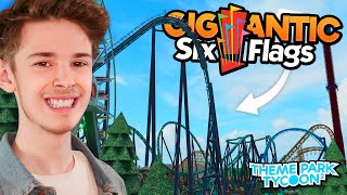 HUGE Custom Six Flags MEGA PARK in Theme Park Tycoon 2! (Showcase)