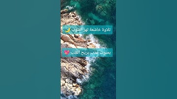 تلاوة خاشعة تهز القلوب 🌙 بصوت عذب يريح القلب 💖 #القرآن_الكريم #اكسبلور #الرحمن