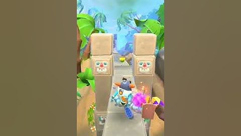 Crash on the Run - Beach Jungle Gem Run!