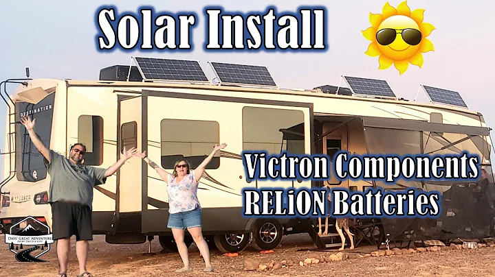 RV Living - Solar Install - Victron Components and RELiON Batteries