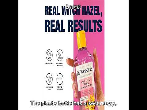 Dickinson’s Enhanced Witch Hazel Hydrating Toner Review:Alcohol-Free Refreshing for All Skin Types?