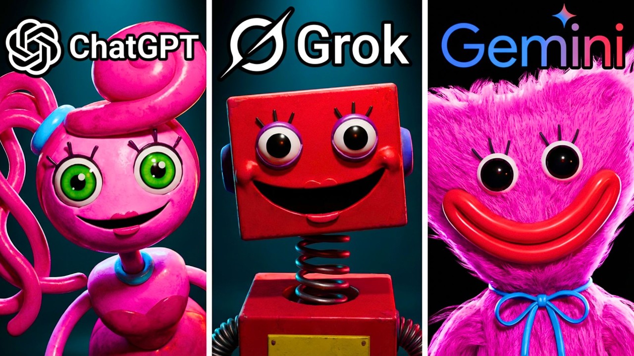 ChatGPT vs Grok vs Gemini: Crean Poppy Playtime