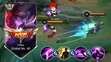 THIS CHOU NEW ONE SHOT COMBO TRICK WILL MAKE SUSTAIN TYPE HERO USELESS IN HIGH RANK (must try)