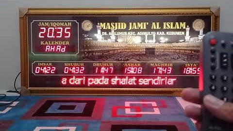 Cara Koreksi Jadwal Sholat Sesuai Zona Wilayah dengan Remote