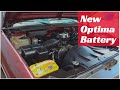 1994 Chevy Cheyenne C/1500: New Optima YellowTop D34/78 Battery Plus Degrease and Detail Engine Bay