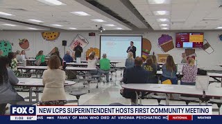 New LCPS superintendent hosts first community meeting