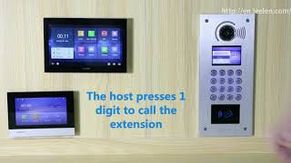 LEELEN Video Intercom-----Introduction to multiple dialing methods