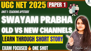 OLD vs NEW SWAYAM Prabha Channels with Trick | UGC NET Paper 1 2025