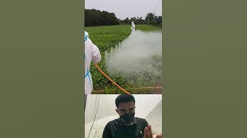 Precisie-pesticidenspuitmachine in actie