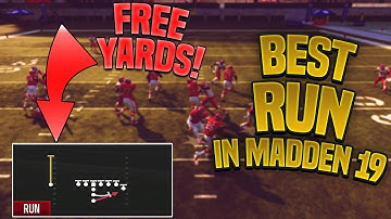Best Red Zone Run in Madden 19!?! Free Yards Every Play!