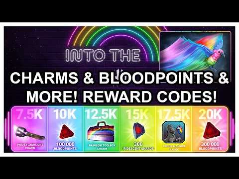 Dead By Daylight 400k Bloodpoints! Charms! Badge & Banner! More! Into The Rainbow Reward Codes!