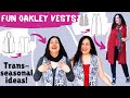 2 FUN Oakley Vests (Love Notions).  Sewing for ALL SEASONS. Minor changes for fresh looks.