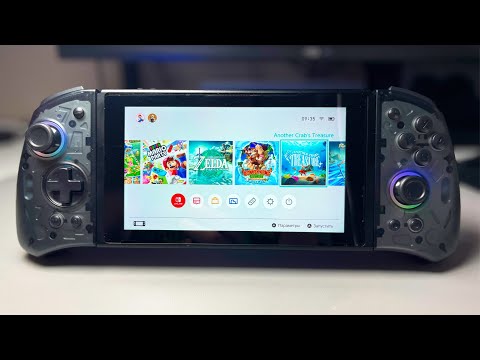 Видео: QRD Stellar T5! JoyCon PRO для Nintendo Switch c AliExpress.