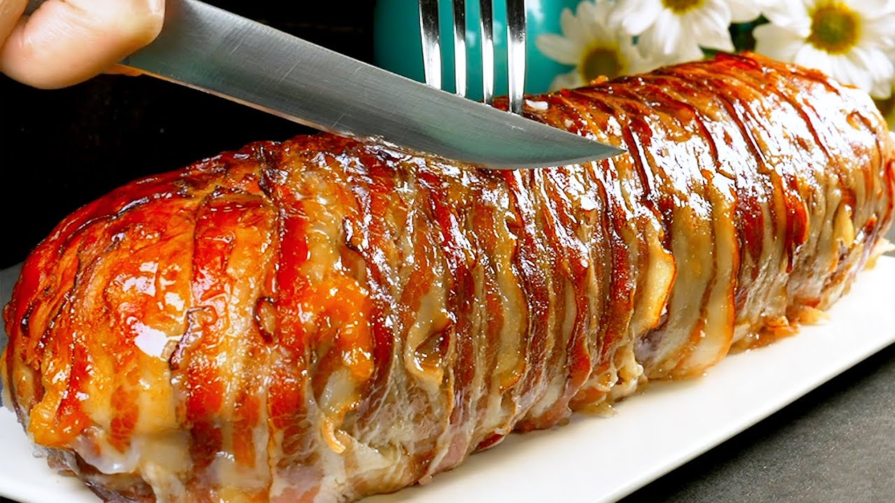 🔥😋 Gott, wie lecker! Nur wenige Menschen kennen dieses einzigartige Hackbratenrezept! MEGA LECKER!