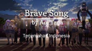 Ost ending angel beats | Brave song - Aoi tada | romanji   terjemahan indonesia