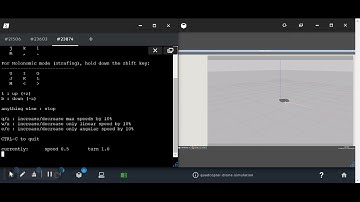 quadcopter drone simulation using gazebo and ROS