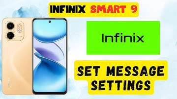 Message setting infinix Smart 9 || How to set message settings || How to use message #infinix