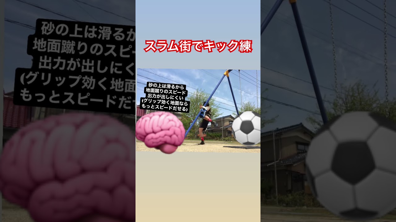 ギャングだらけのスラム街でキック練