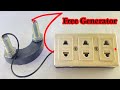 How to make 220v free electricity energy with bolt