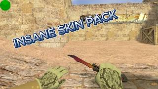 INSANE CS 1.6 SKIN PACK 😱 ALL KNIVES   ULTRA HD MODELS (FREE DOWNLOAD)