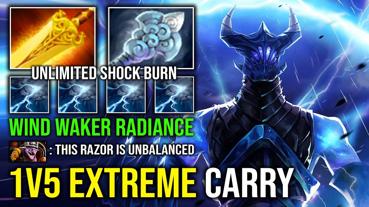 How to 1v5 Extreme Carry Razor with Wind Waker Radiance Unlimited AoE ...